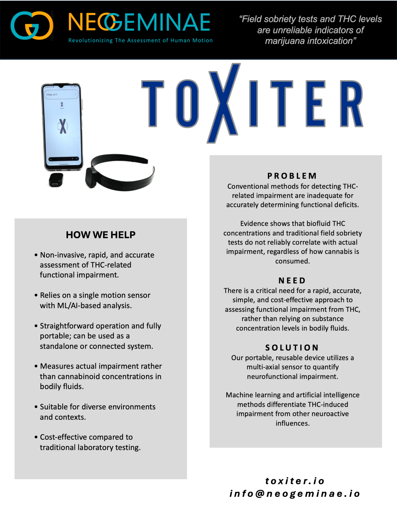 Toxiter Overview